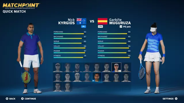 Comprar Matchpoint: Tennis Championships Edición Legends PS4 Estándar screen 1