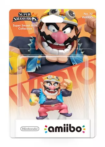 Figura Amiibo Wario (Serie Super Smash Bros.)