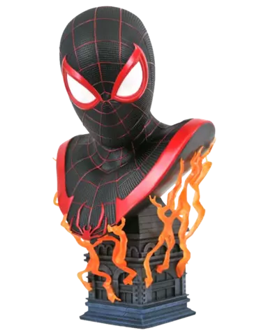 Busto Spider-Man: Miles Morales Legends in 3D 25 cm
