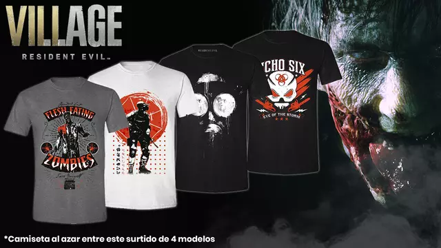 Comprar Resident Evil Village Edición Lenticular + Camiseta Resident Evil Talla S al Azar PS4 Edición Lenticular + Camiseta Talla S
